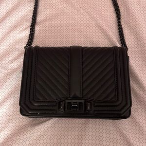 REBECCA MINKOFF QUILTED CROSSBODY BAG